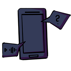 voicepop smartphone hörer icon
